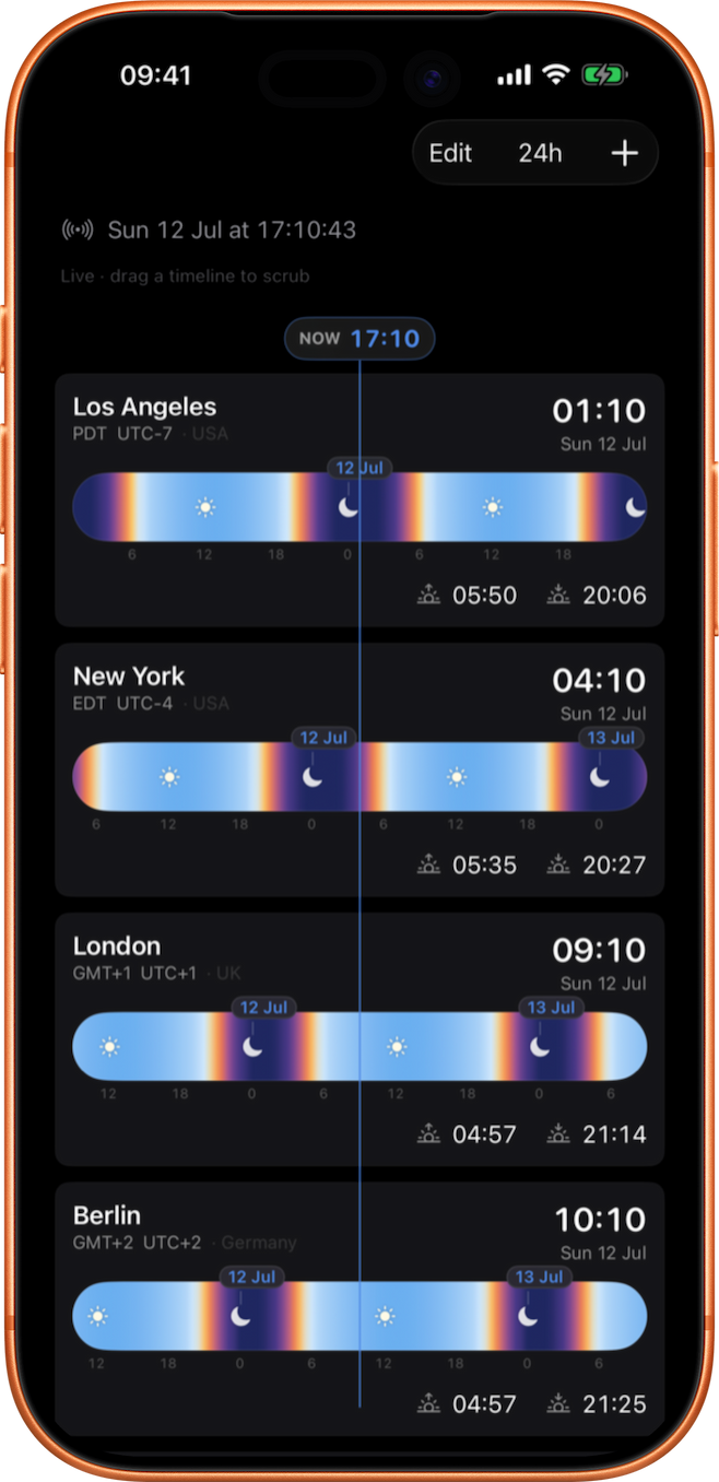 Teezee on iPhone