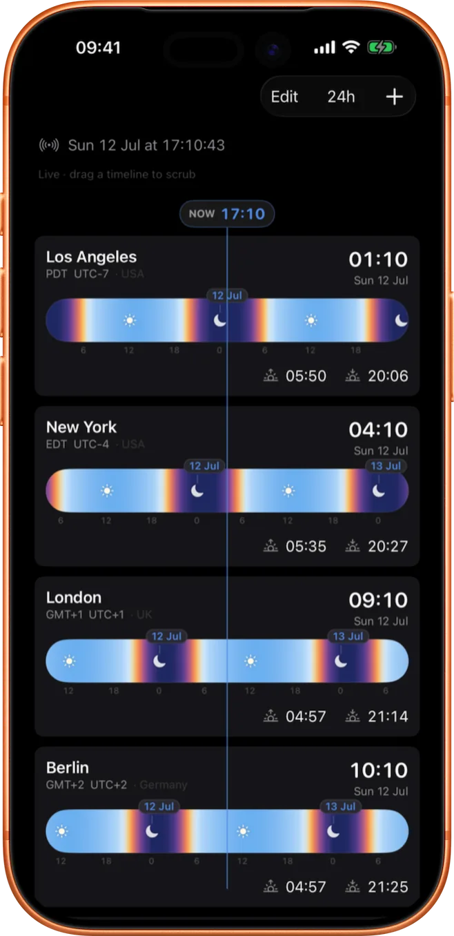 Teezee on iPhone